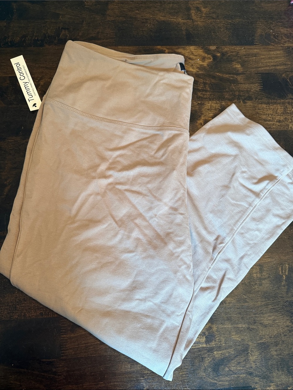 Jones & Co High-Waist Tummy Control Leggings - Neutral Beige